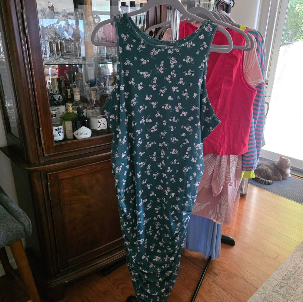 BP. Green Floral Dress